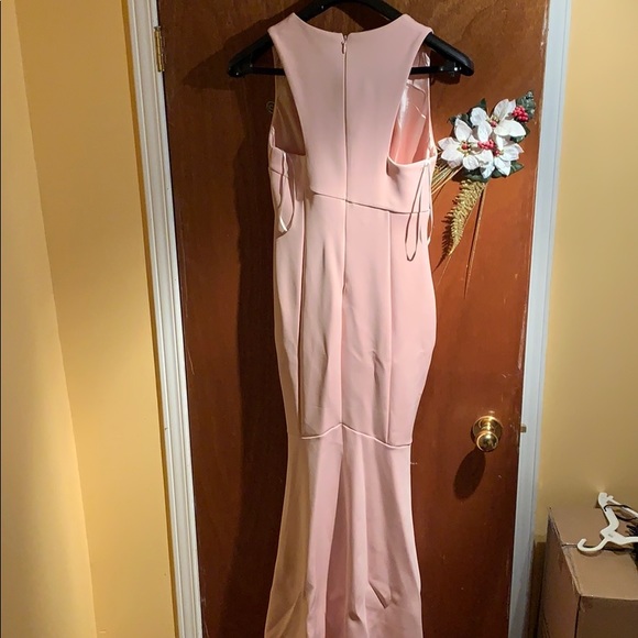 Long blush dress - Picture 2 of 4